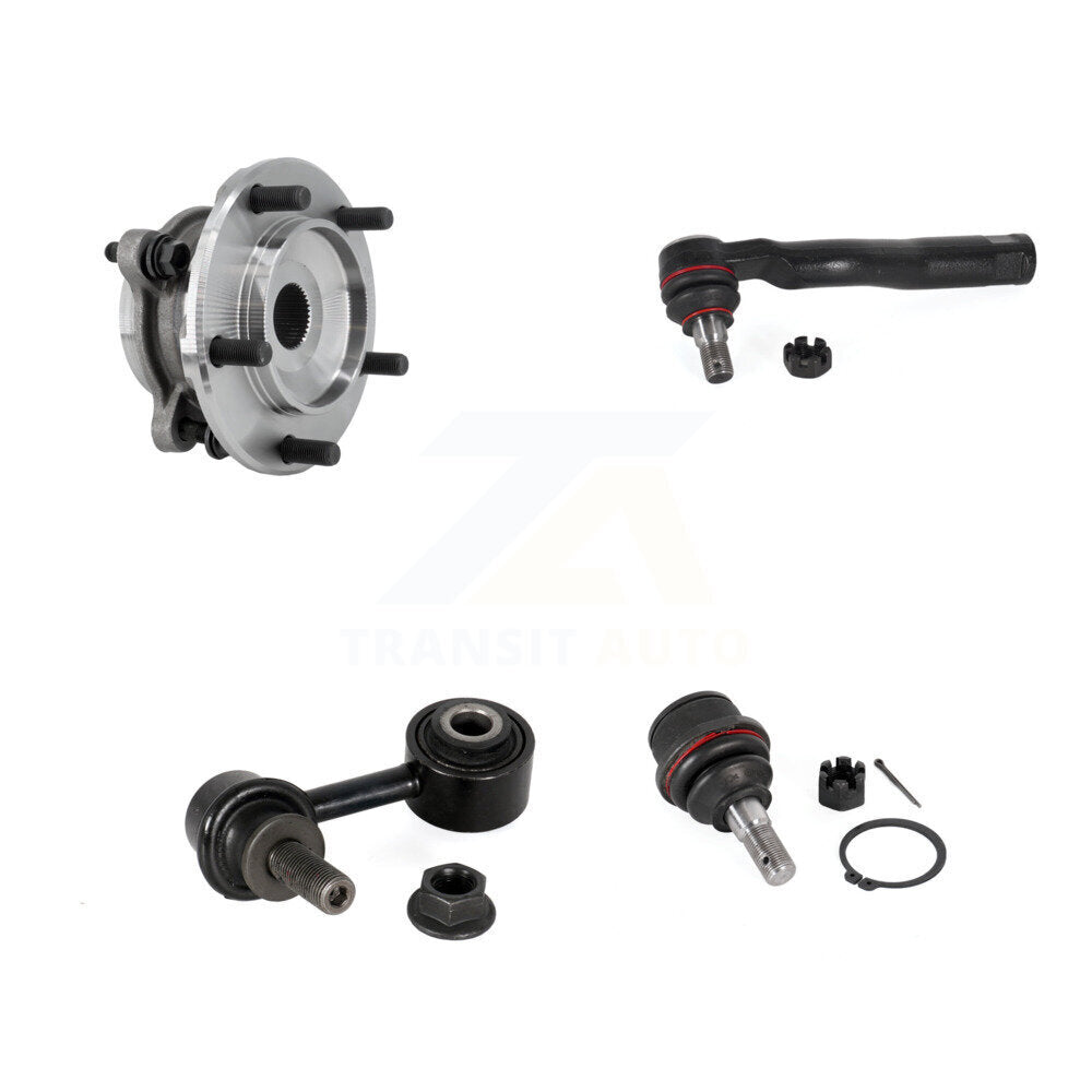 Bearing Lower Ball Joint Outer Tie Rod & Link Front Right Kit For Toyota Tundra