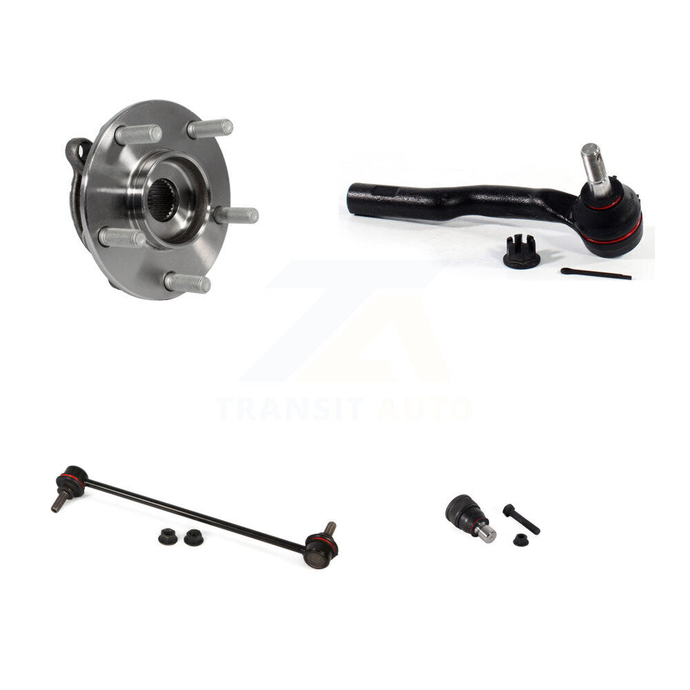 Bearing Lower Ball Joint Outer Tie Rod & Link Front Right Kit For Mazda 3 Sport
