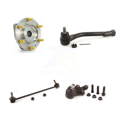 Hub Bearing Lower Ball Joint Outer Tie Rod & Link Front Right Kit For Kia Sedona
