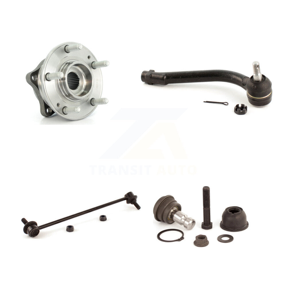 Bearing Lower Ball Joint Outer Tie Rod Link Front Right Kit For Hyundai Santa Fe
