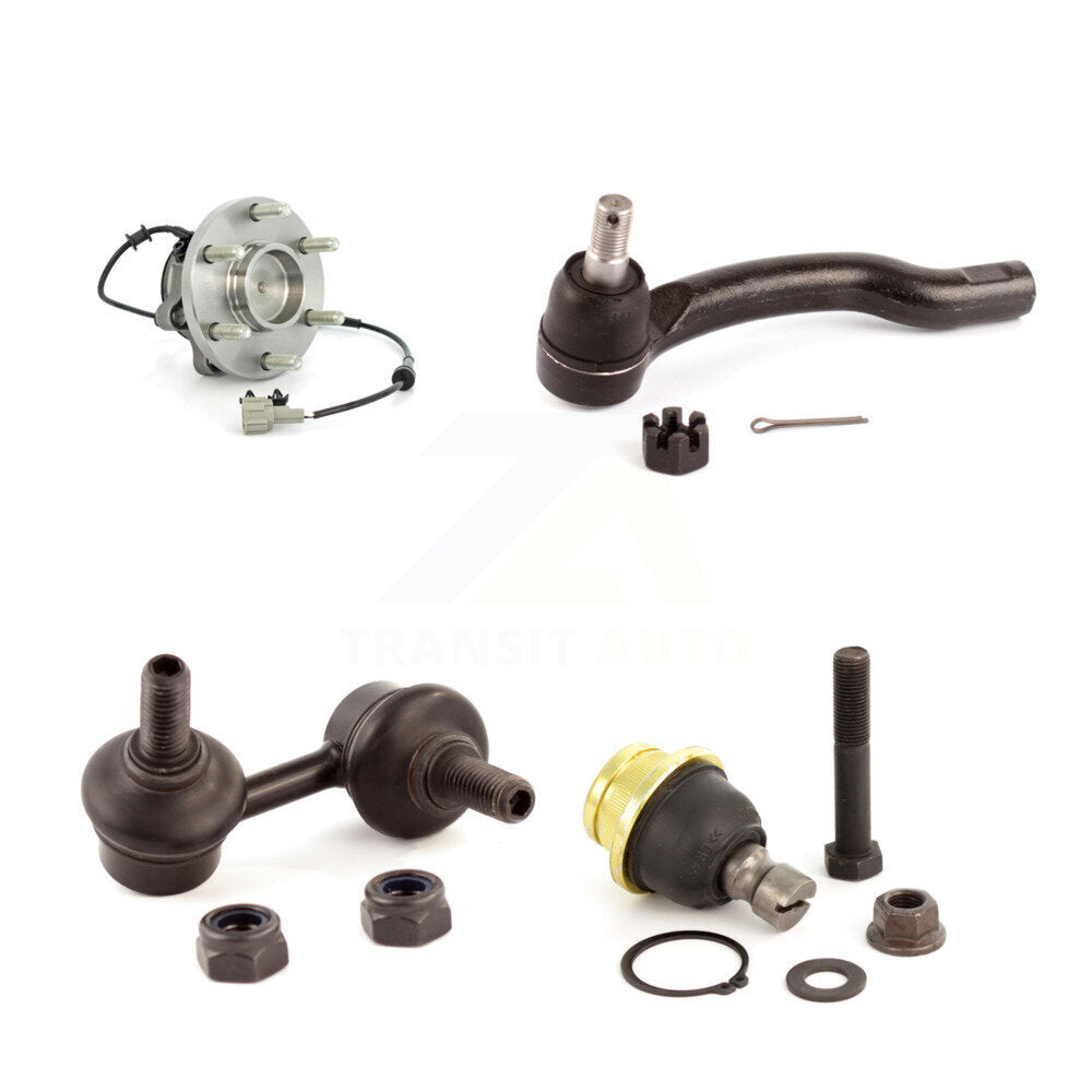 Bearing Lower Ball Joint Outer Tie Rod Link Front Right Kit For Nissan Frontier