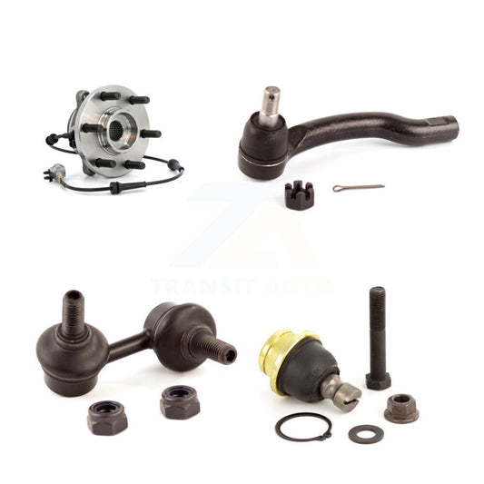 Bearing Lower Ball Joint Outer Tie Rod Link Front Right Kit For Nissan Frontier