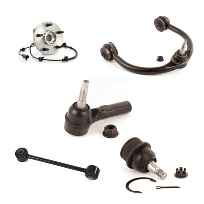 Bearing Upper Arm Lower Ball Joint Outer Tie Rod & Link Front Left Kit For Jeep