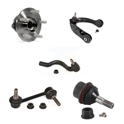 Bearing Upper Arm Lower Ball Joint Outer Tie Rod & Link Front Left Kit For Jeep
