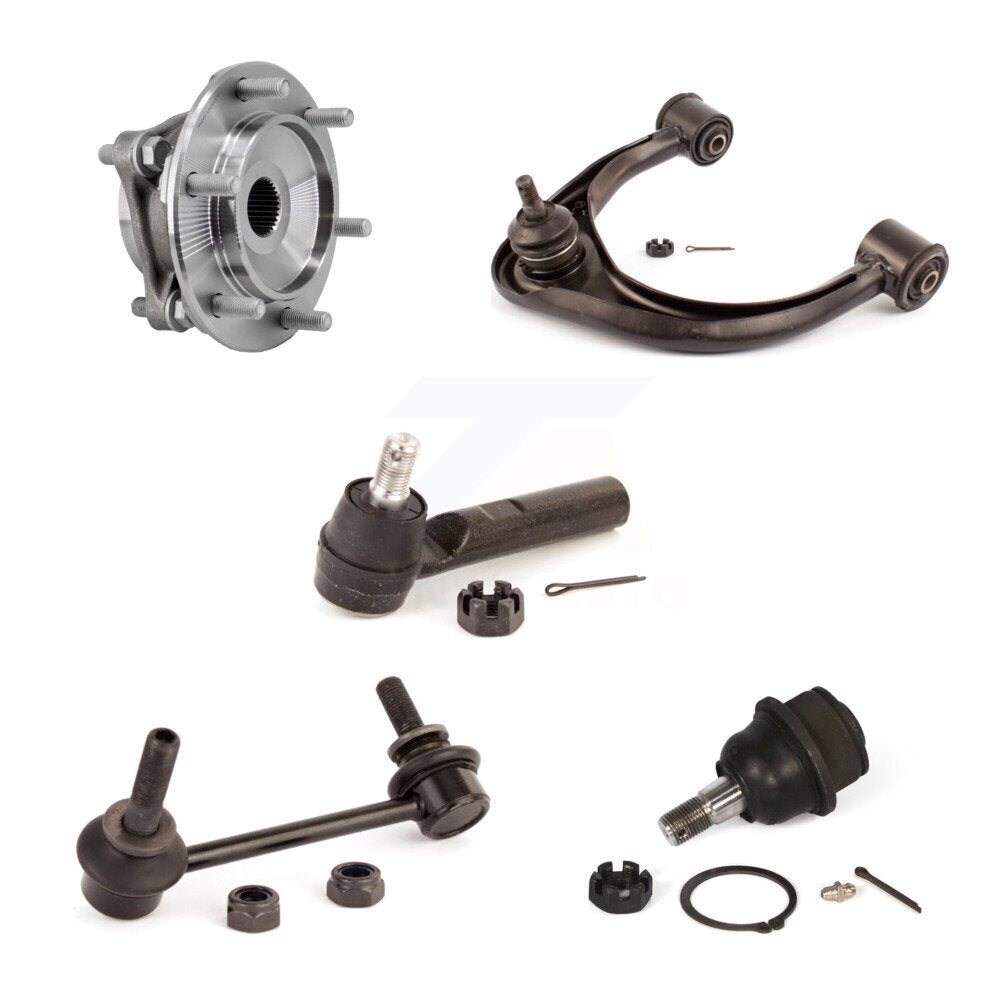 Bearing Upper Arm Lower Ball Joint Outer Tie Rod Link Front Left Kit For Toyota