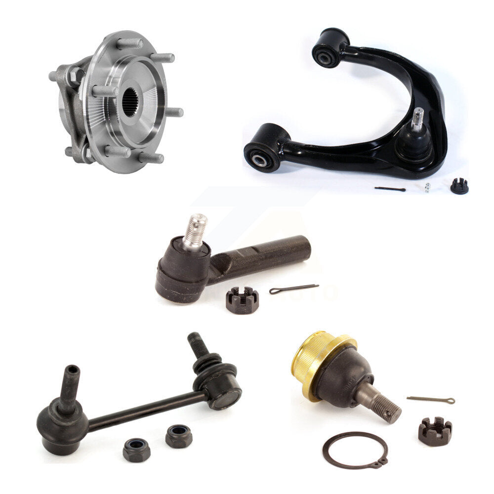 Bearing Upper Control Arm Lower Ball Joint Outer Tie Rod Link Front Left Kit For