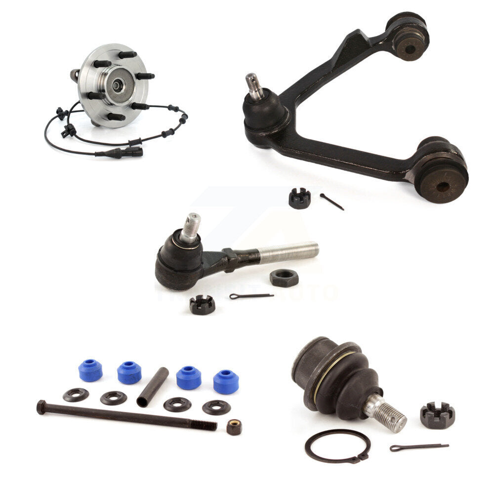 Bearing Upper Arm Lower Ball Joint Outer Tie Rod & Link Front Left Kit For Ford