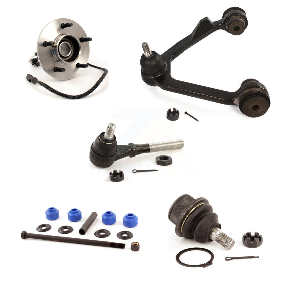 Bearing Upper Control Arm Lower Ball Joint Outer Tie Rod Link Front Left Kit For