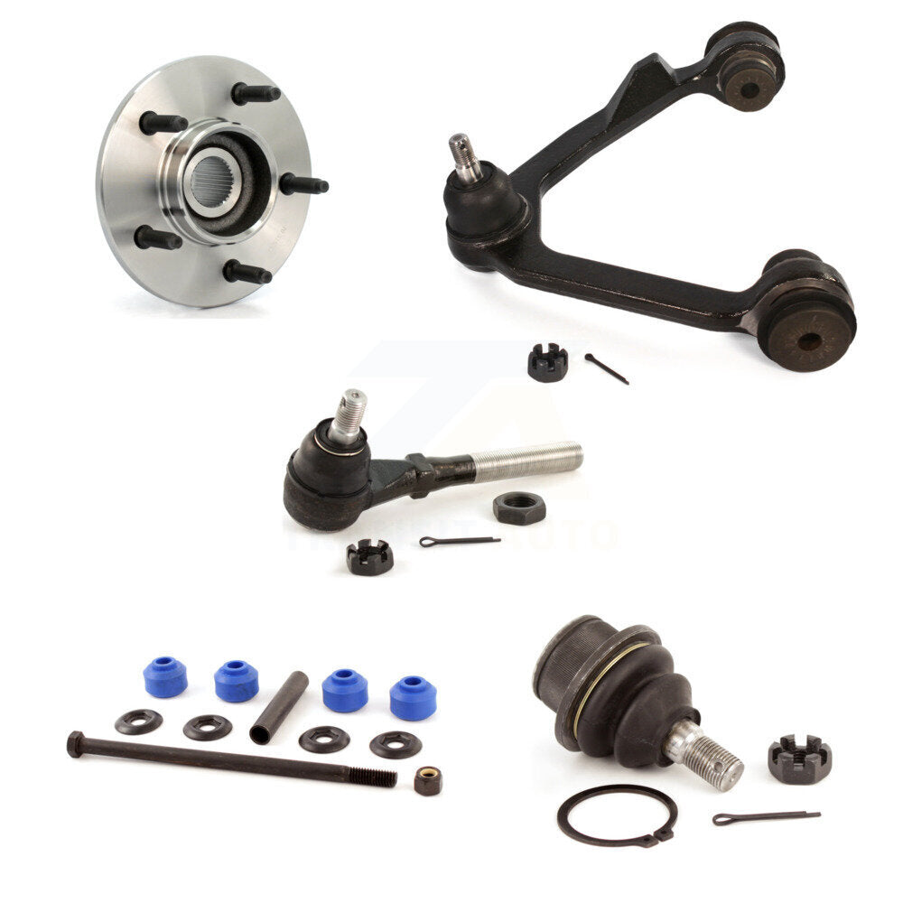 Bearing Upper Control Arm Lower Ball Joint Outer Tie Rod Link Front Left Kit For