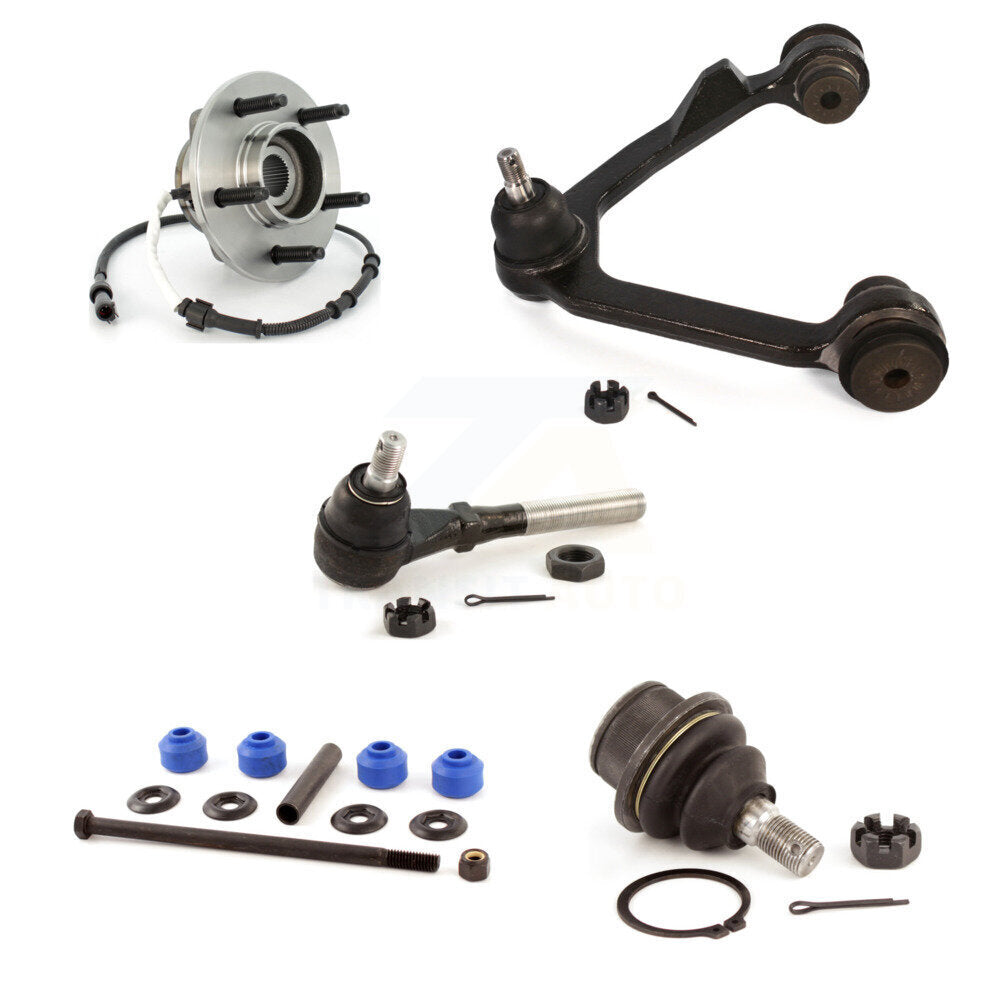 Bearing Upper Control Arm Lower Ball Joint Outer Tie Rod Link Front Left Kit For