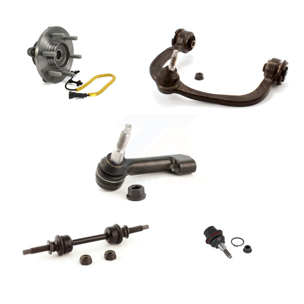 Bearing Upper Control Arm Lower Ball Joint Outer Tie Rod Link Front Left Kit For
