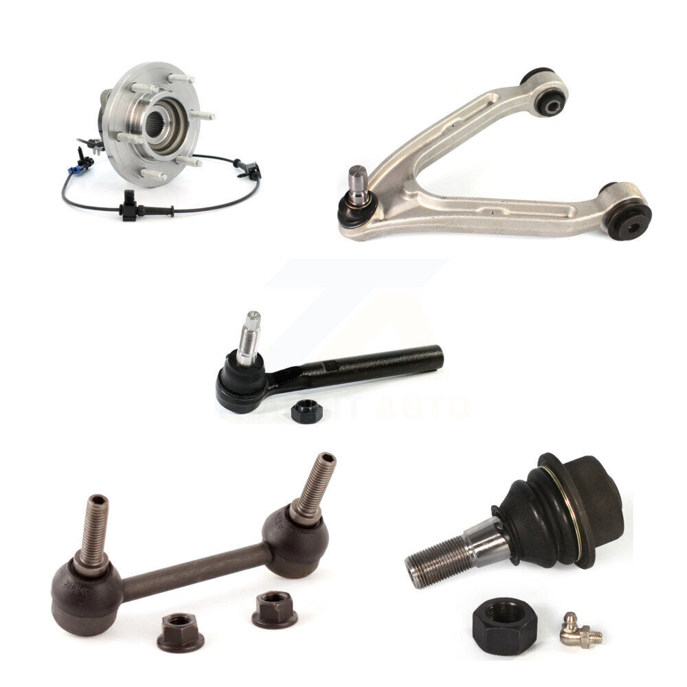 Bearing Upper Control Arm Lower Ball Joint Outer Tie Rod Link Front Left Kit For