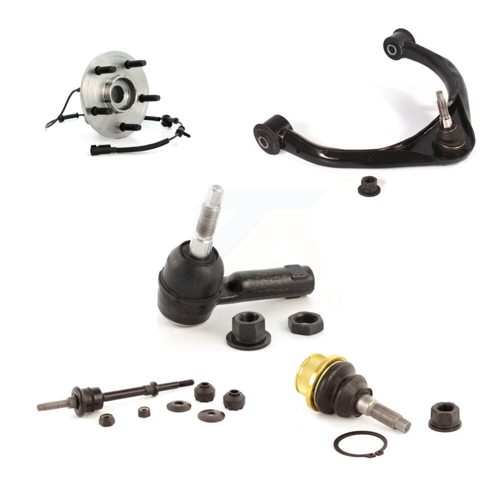 Bearing Upper Control Arm Lower Ball Joint Outer Tie Rod Link Front Left Kit For