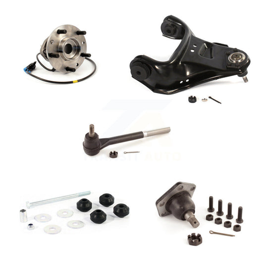 Bearing Upper Arm Lower Ball Joint Outer Tie Rod Link Front Left Kit For GMC S10