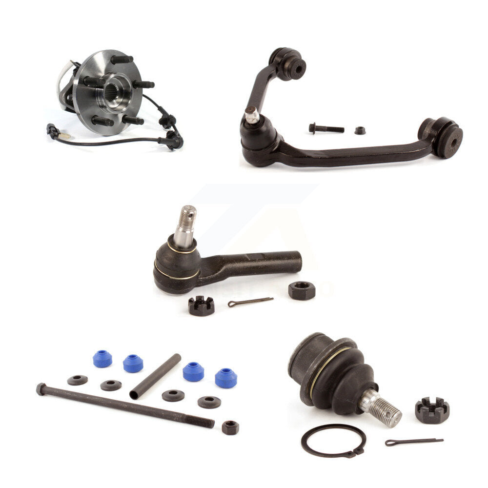 Bearing Upper Control Arm Lower Ball Joint Outer Tie Rod Link Front Left Kit For