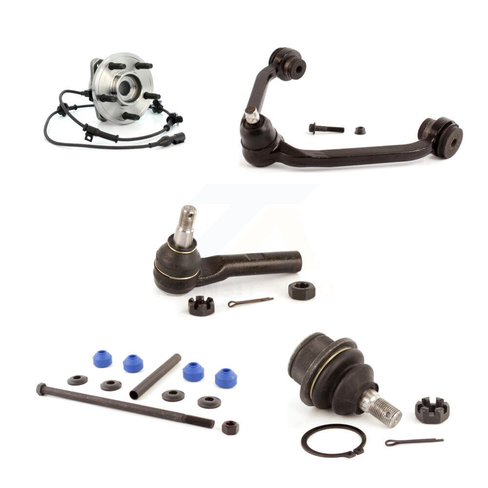 Bearing Upper Arm Lower Ball Joint Outer Tie Rod & Link Front Left Kit For Mazda