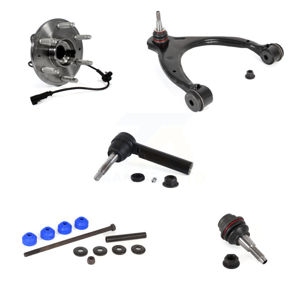 Upper Control Arm Lower Ball Joint Outer Tie Rod Link Front Right Kit For GMC XL