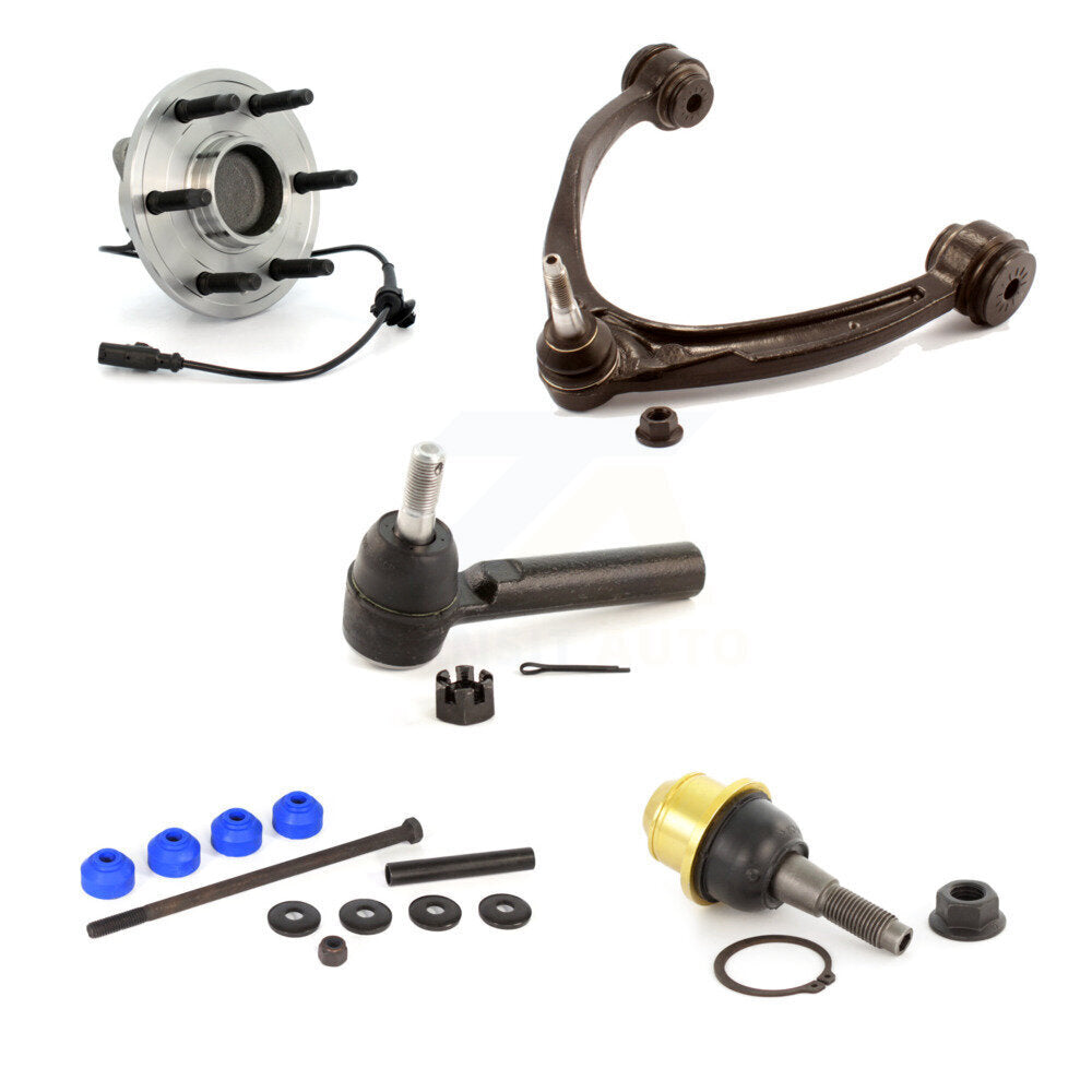 Upper Control Arm Lower Ball Joint Outer Tie Rod Link Front Right Kit For GMC XL
