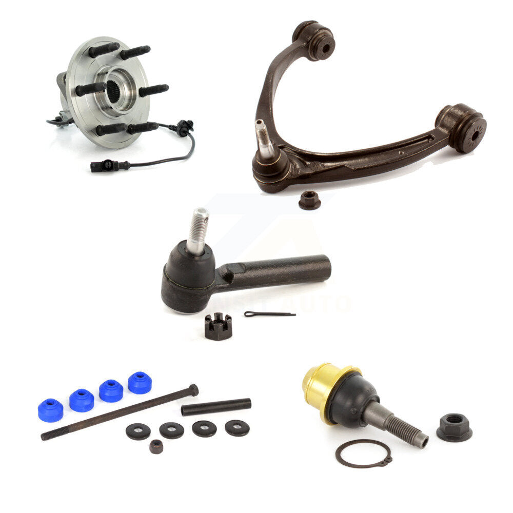 Upper Control Arm Lower Ball Joint Outer Tie Rod Link Front Right Kit For GMC XL