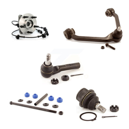 Hub Upper Arm Lower Ball Joint Outer Tie Rod Link Front Right Kit (5Pc) For Ford