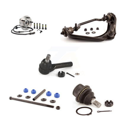 Hub Upper Arm Lower Ball Joint Outer Tie Rod Link Front Right Kit (5Pc) For Ford