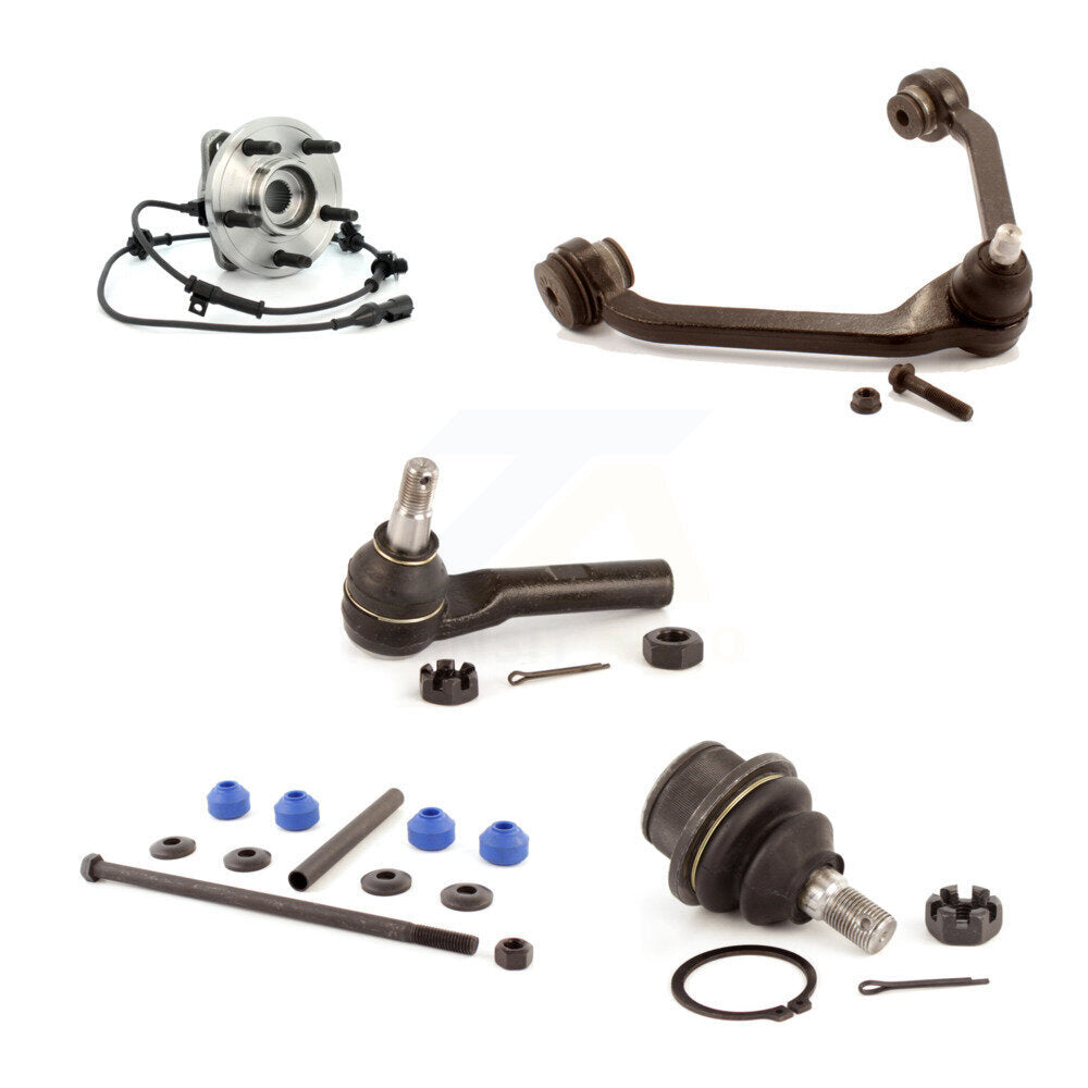 Upper Control Arm Lower Ball Joint Outer Tie Rod Link Front Right Kit For Mazda
