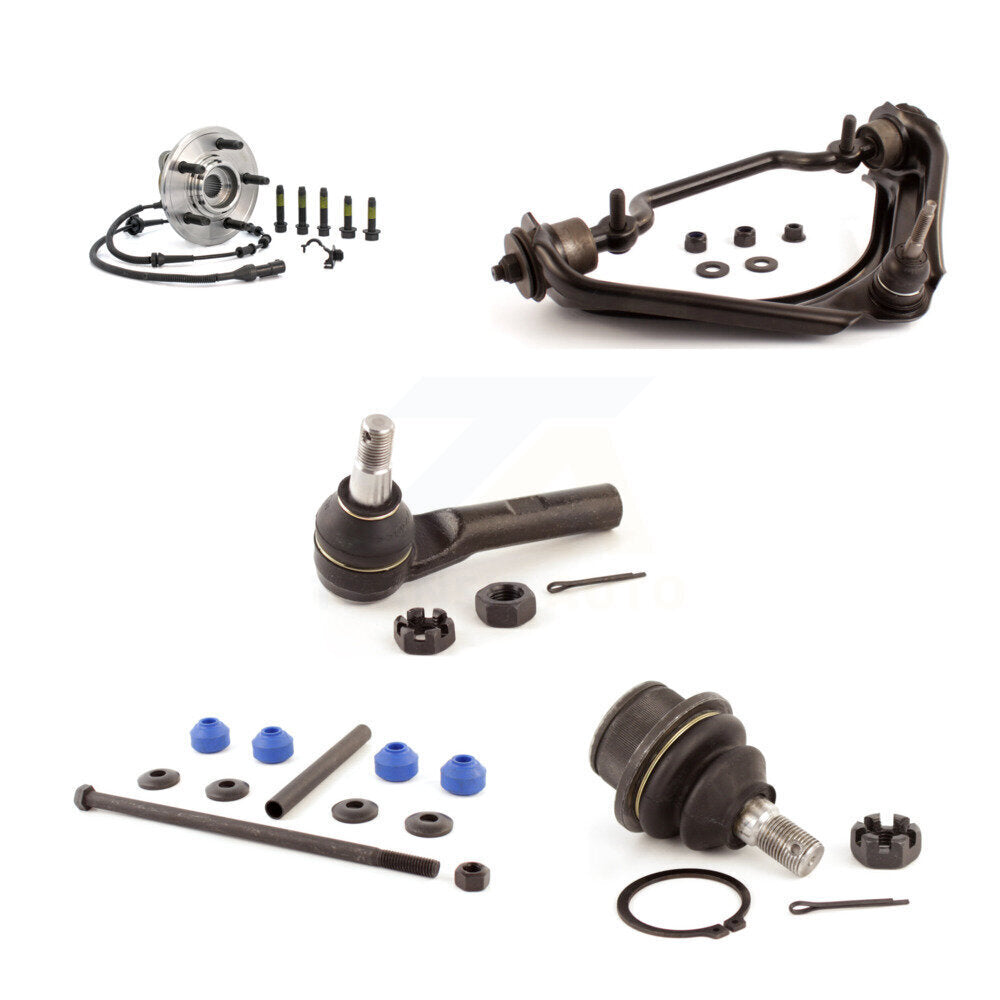 Upper Control Arm Lower Ball Joint Outer Tie Rod & Link Front Right Kit For Ford
