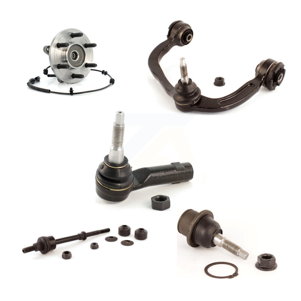Upper Control Arm Lower Ball Joint Outer Tie Rod & Link Front Right Kit For Ford