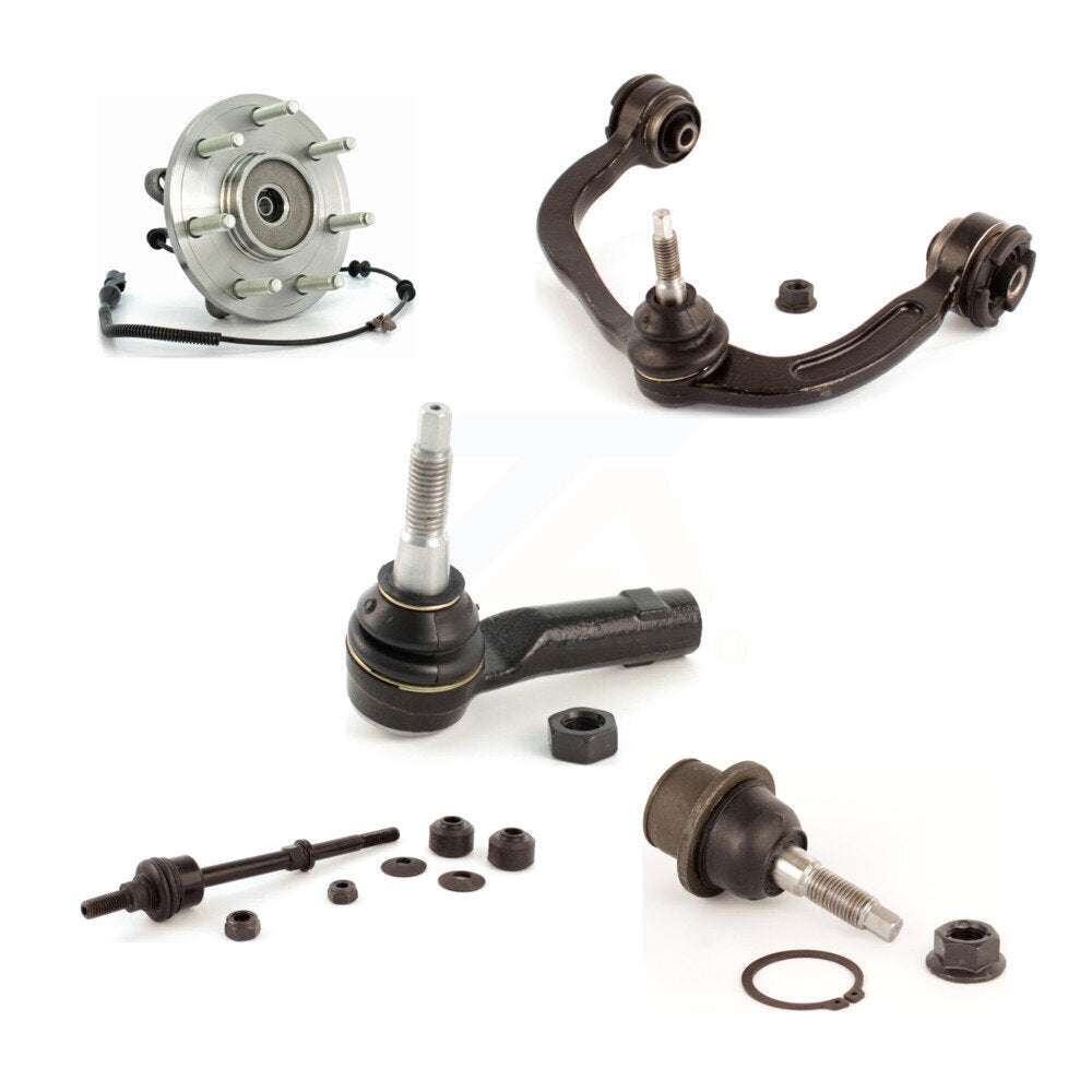 Upper Control Arm Lower Ball Joint Outer Tie Rod & Link Front Right Kit For Ford