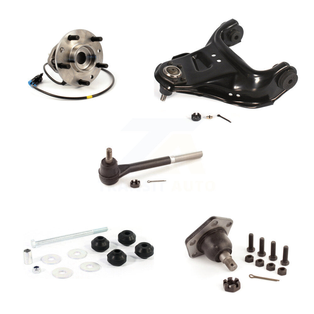 Upper Control Arm Lower Ball Joint Outer Tie Rod & Link Front Right Kit For GMC