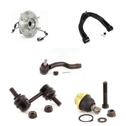 Upper Arm Lower Ball Joint Outer Tie Rod & Link Front Right Kit (5Pc) For Nissan