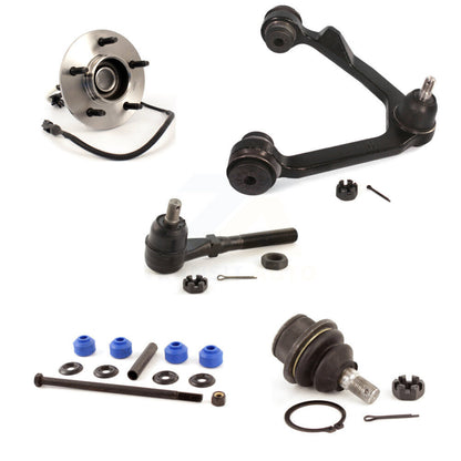 Hub Upper Arm Lower Ball Joint Outer Tie Rod Link Front Right Kit For Ford F-150