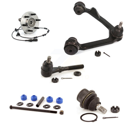 Hub Upper Arm Lower Ball Joint Outer Tie Rod Link Front Right Kit (5Pc) For Ford