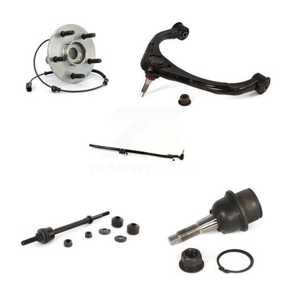 Hub Upper Control Arm Lower Ball Joint Outer Tie Rod & Link Front Right Kit For