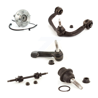 Hub Upper Control Arm Lower Ball Joint Outer Tie Rod & Link Front Right Kit For