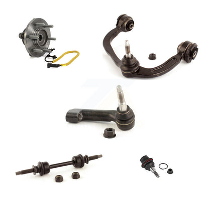 Hub Upper Control Arm Lower Ball Joint Outer Tie Rod & Link Front Right Kit For