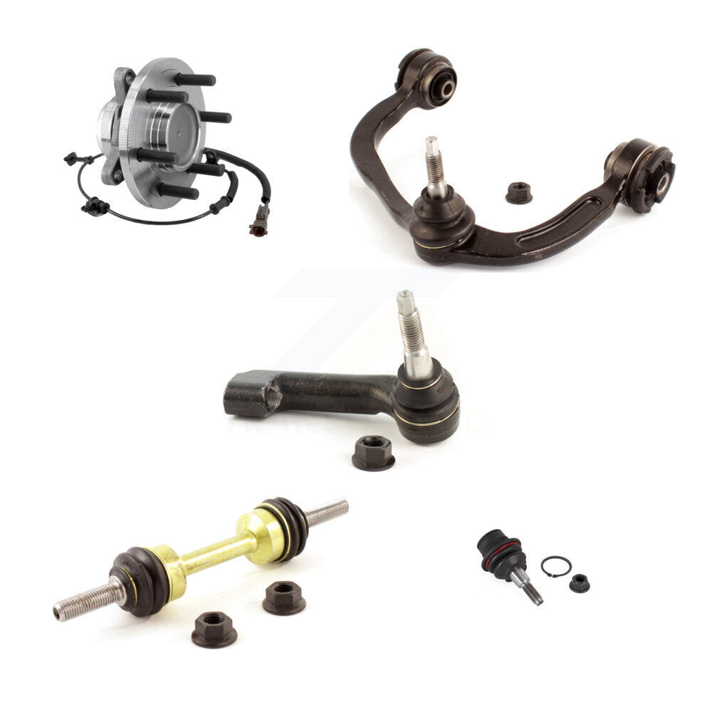 Upper Control Arm Lower Ball Joint Outer Tie Rod & Link Front Right Kit For Ford