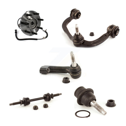 Hub Upper Control Arm Lower Ball Joint Outer Tie Rod & Link Front Right Kit For