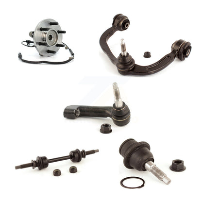 Hub Upper Control Arm Lower Ball Joint Outer Tie Rod & Link Front Right Kit For