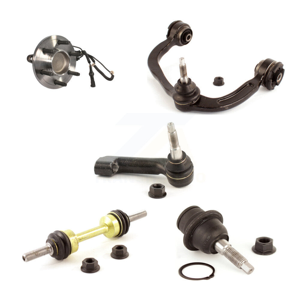 Upper Control Arm Lower Ball Joint Outer Tie Rod & Link Front Right Kit For Ford