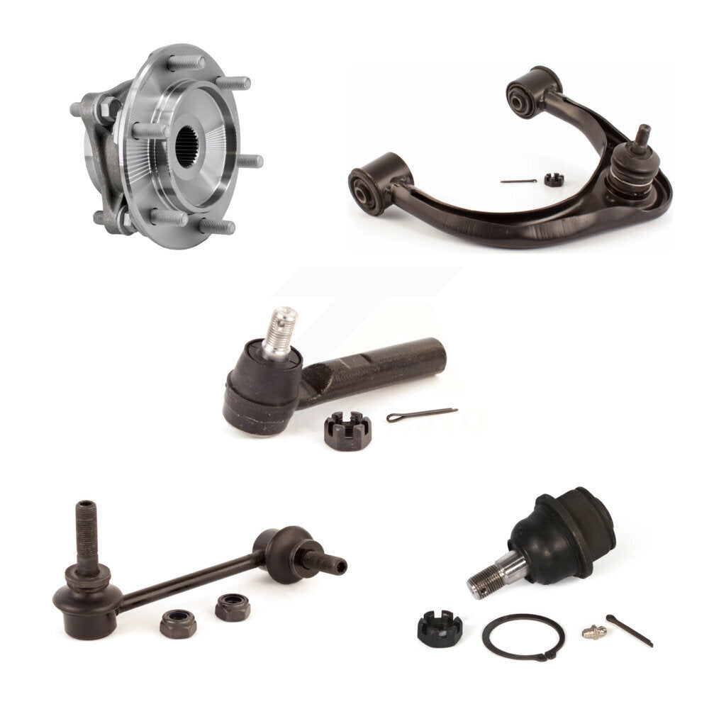 Upper Control Arm Lower Ball Joint Outer Tie Rod Link Front Right Kit For Toyota