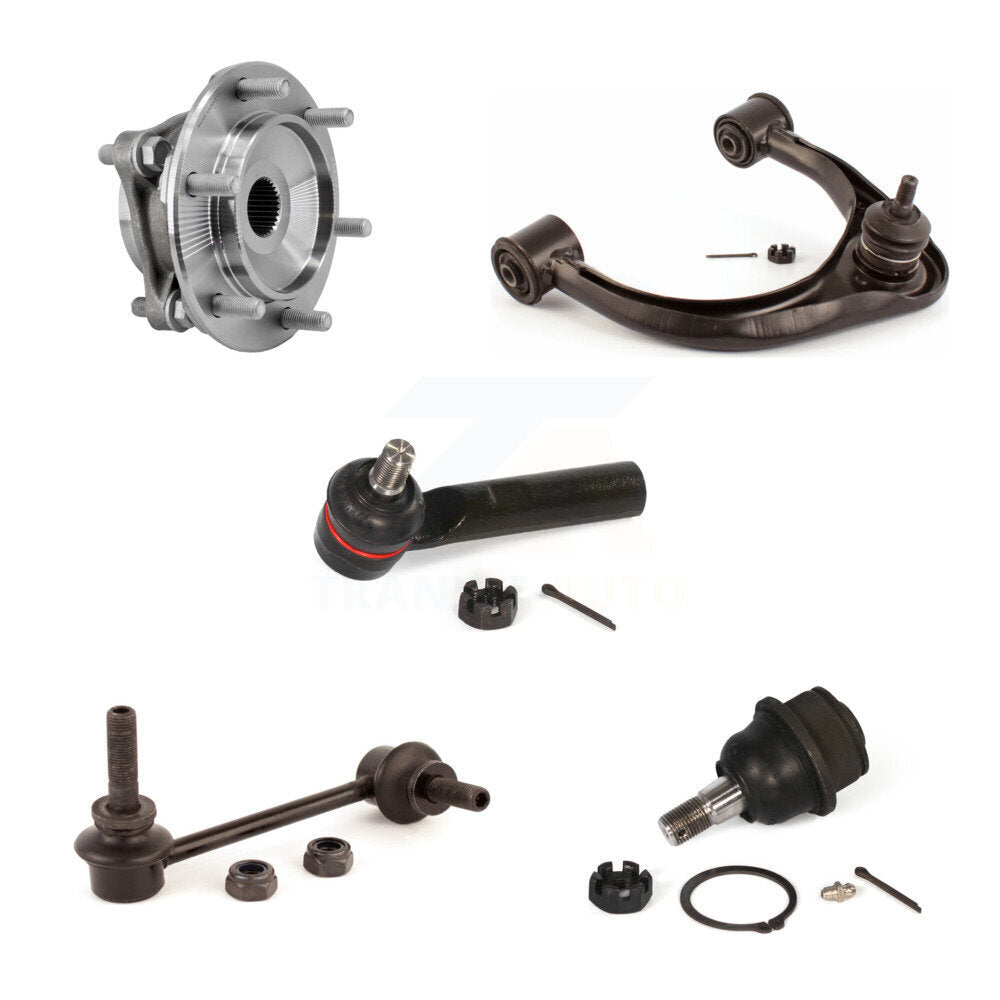 Upper Control Arm Lower Ball Joint Outer Tie Rod Link Front Right Kit For Toyota
