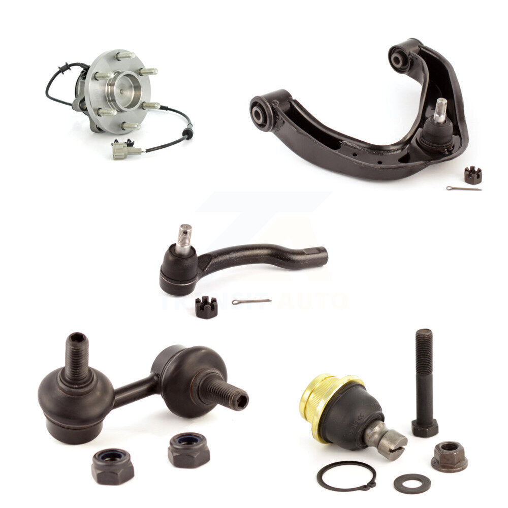 Upper Control Arm Lower Ball Joint Outer Tie Rod Link Front Right Kit For Nissan