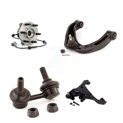 Bearing Lower Upper Control Arm & Link Front Left Kit For Nissan Frontier Xterra
