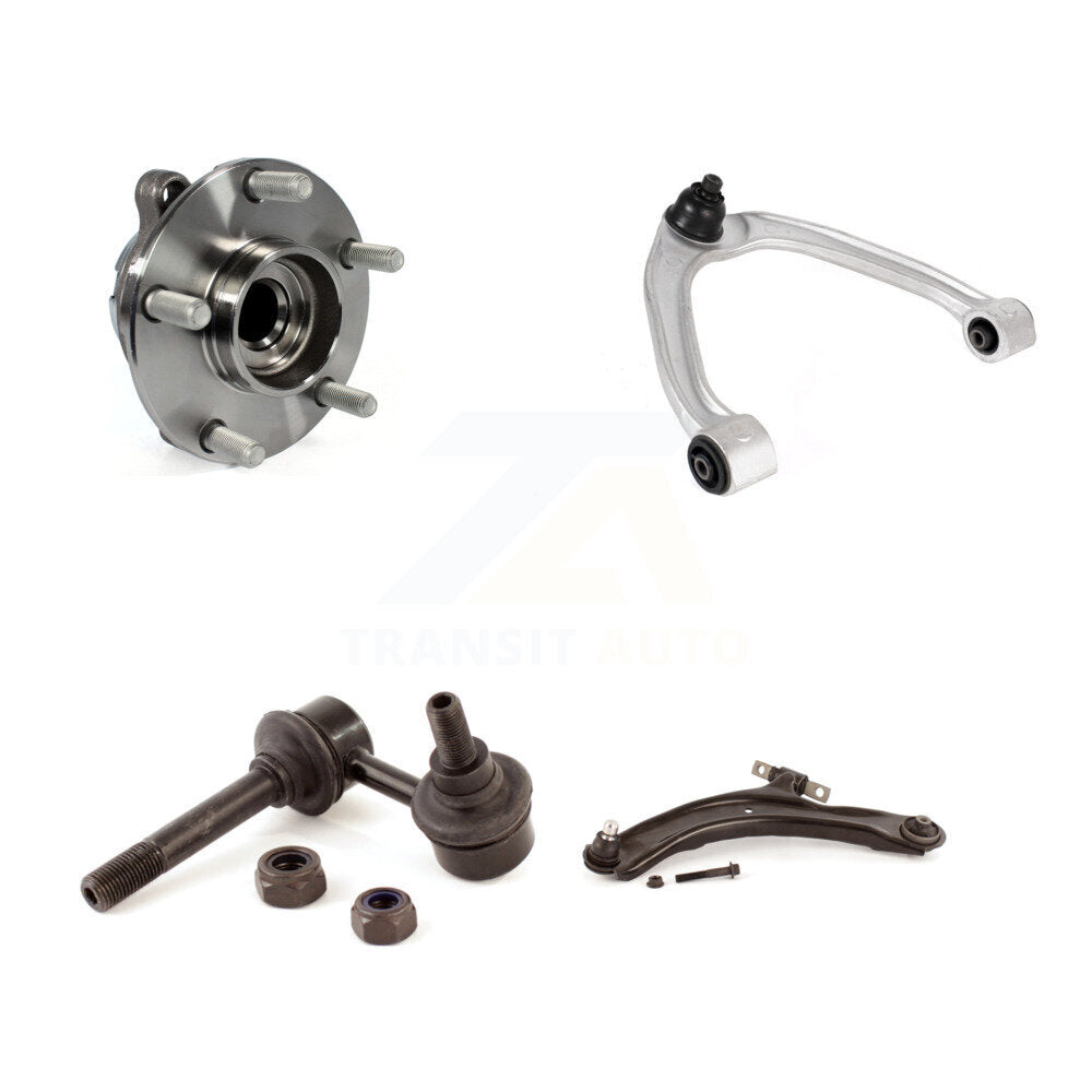 Bearing Lower Upper Control Arm Link Front Left Kit For Nissan 370Z Base/Touring
