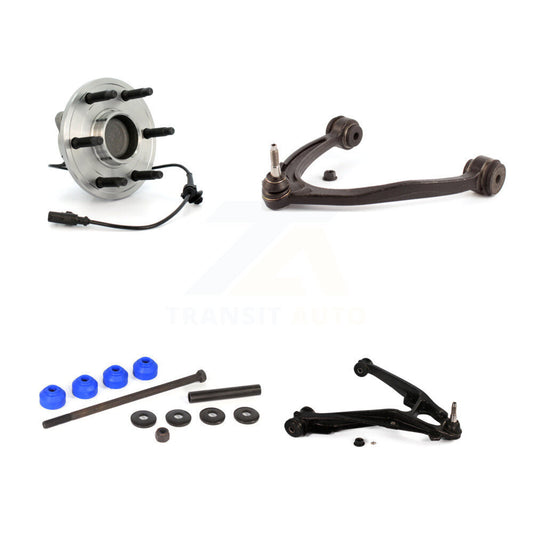 Bearing Lower Upper Control Arm Link Front Left Kit For Chevrolet GMC Sierra XL