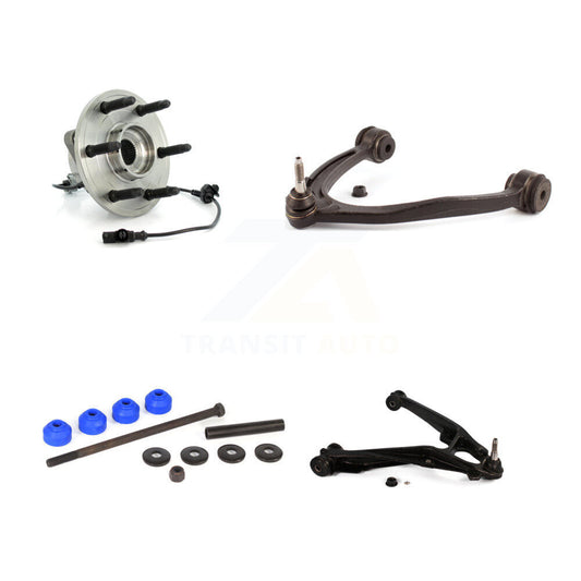 Bearing Lower Upper Control Arm Link Front Left Kit For Chevrolet GMC Sierra XL