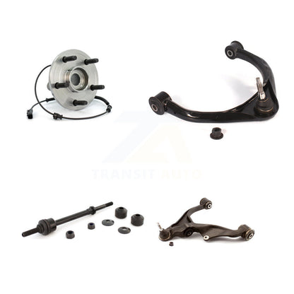 Hub Bearing Lower Upper Control Arm & Link Front Left Kit For Ram 1500 Dodge 4WD