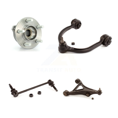 Hub Bearing Lower Upper Control Arm & Link Front Left Kit For Chrysler 300 Dodge