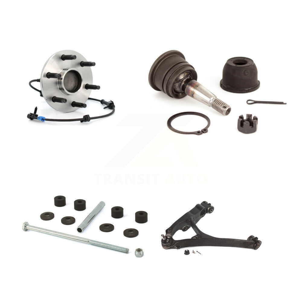 Bearing Lower Control Arm Upper Ball Joint Link Front Left Kit For Chevrolet GMC